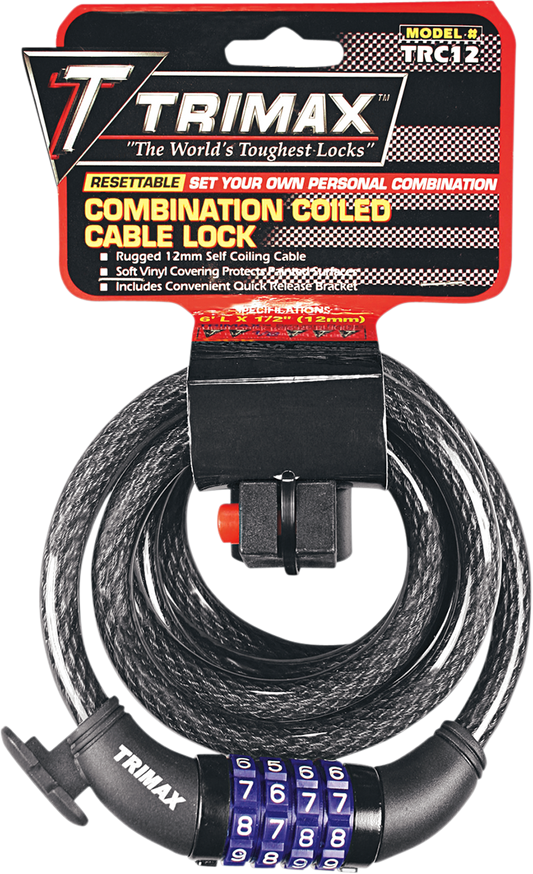 Combo and Cable Locks - 72"