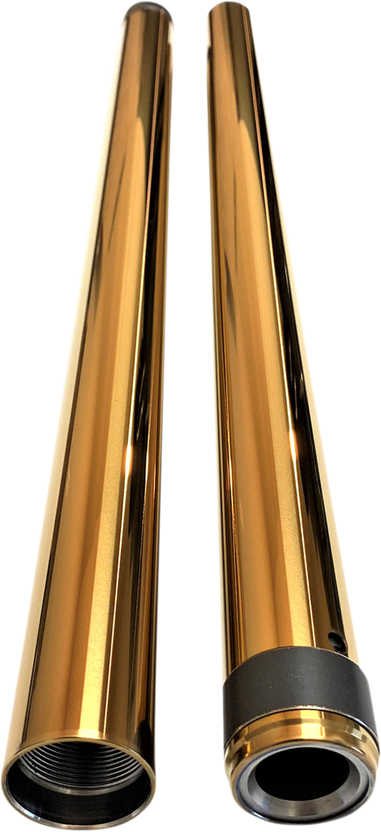 Fork Tube - Gold TIN - 41 mm - 20.25" Length