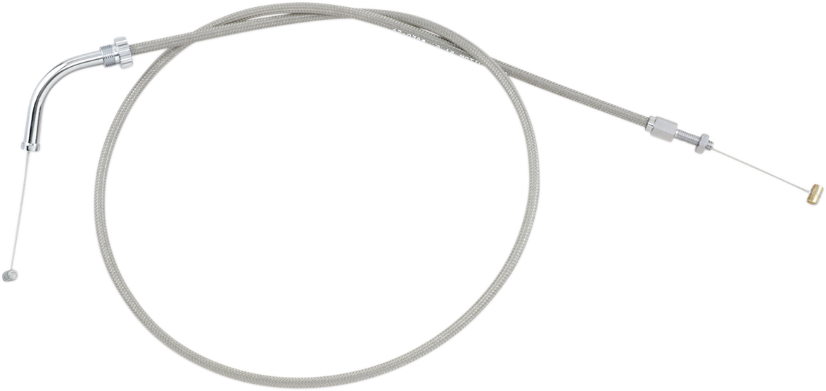 Throttle Cable - Push - Honda - Stainless Steel