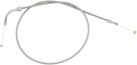 Throttle Cable - Push - Honda - Stainless Steel