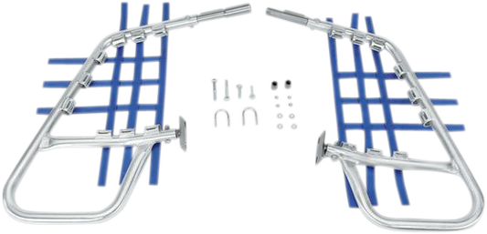 Nerf Bars - LT-R 500 - Natural/Blue