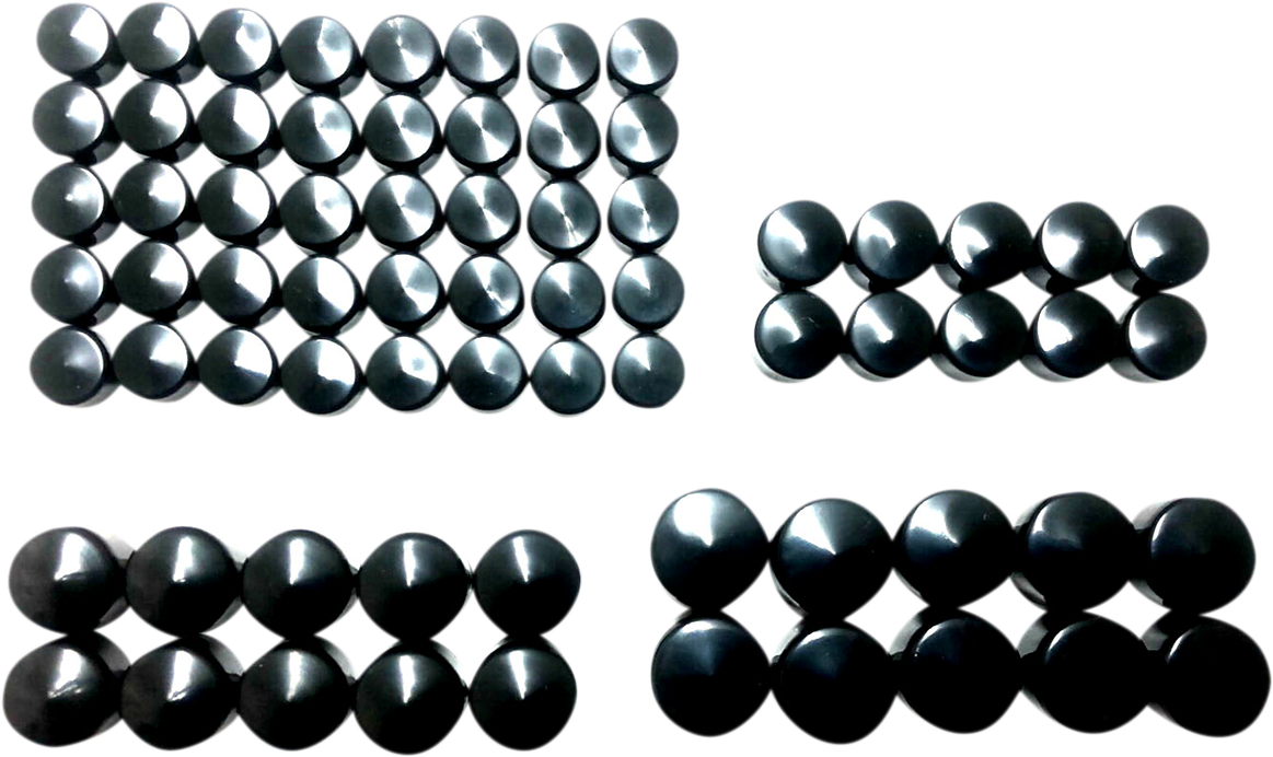 Engine Bolt Covers - Black - M8