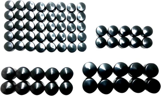 Engine Bolt Covers - Black - M8