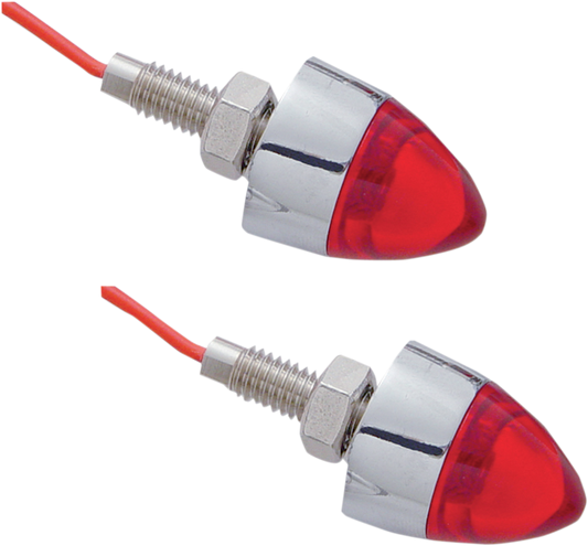 Bullet Mini Marker Lights - Red
