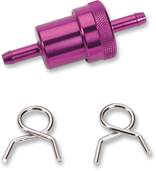 Fuel Filter - Purple - 1/4"