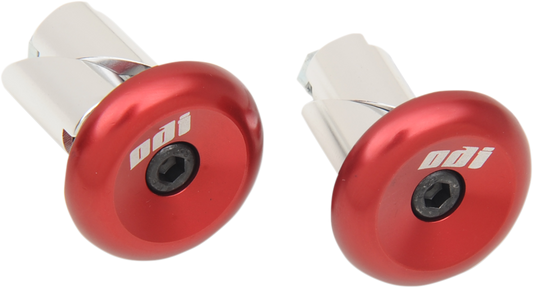 Bar End - Aluminum - Red