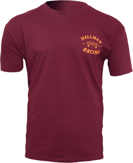 Hallman Champ T-Shirt - Maroon - Small