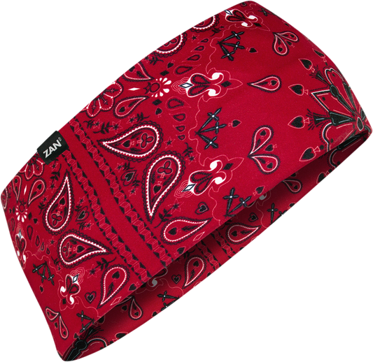 SportFlexÂ® Headband - Red Paisley