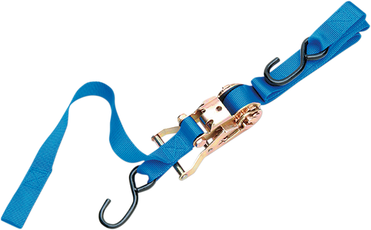 1" Ratchet Tied Down - Assist - Blue