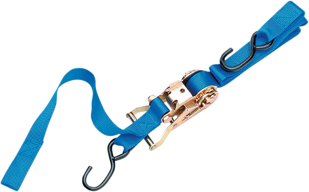 1" Ratchet Tied Down - Assist - Blue