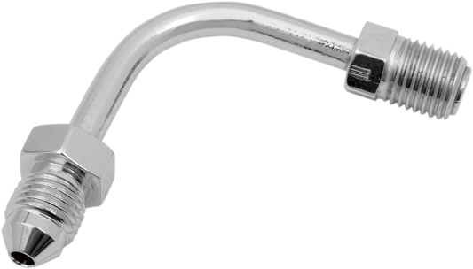 #3 Male Fitting - 3/8"-24 Inverted Flare - 90° - Short