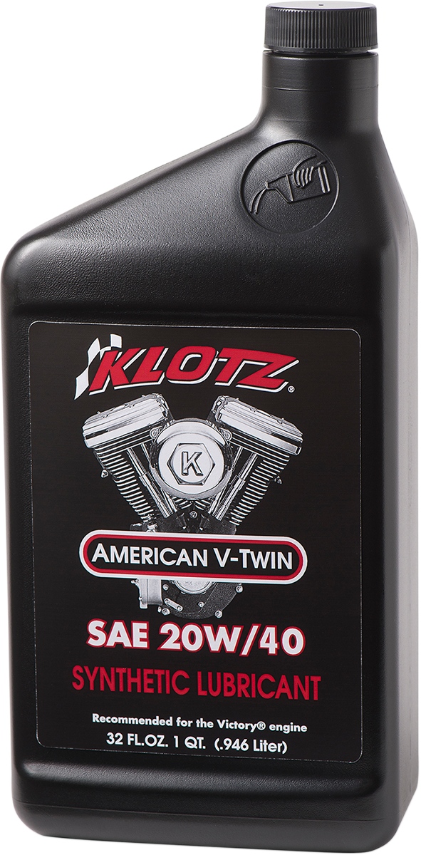 V Twin Synthetic Oil - 20W-40 - 1 U.S. quart