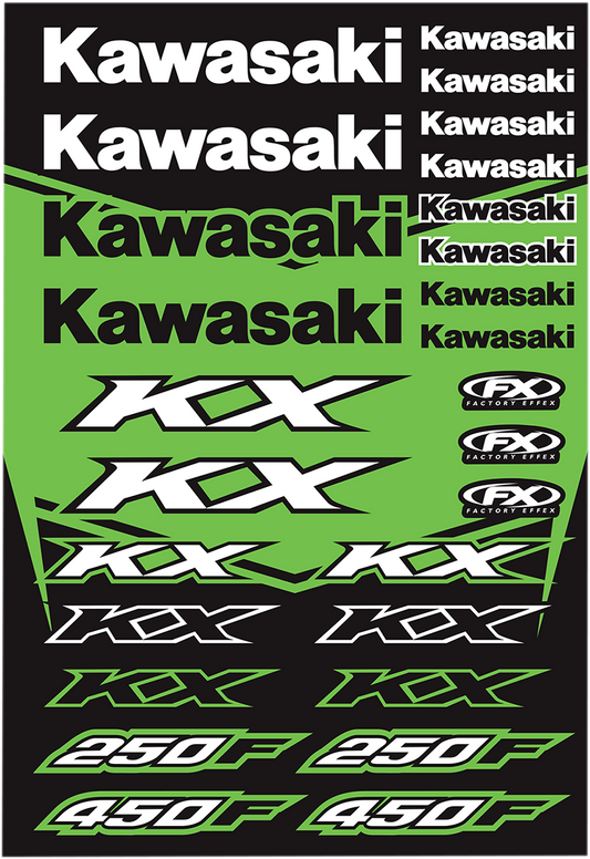 Decal Kit - Kawasaki KX