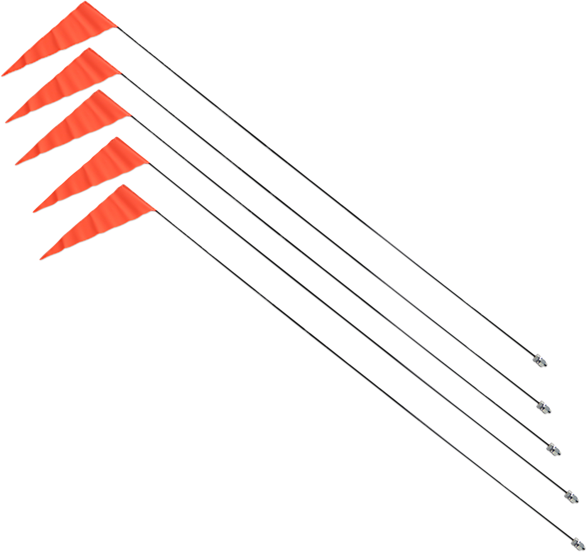 Flag and Pole - 6' Black Pole - 5 Pack