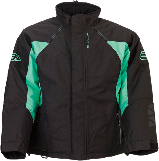 Women's Pivot 3 Jacket - Black/Mint -XS