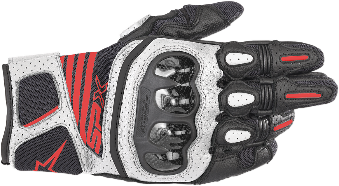 SPX AC V2 Gloves - Black/White/Red - Small