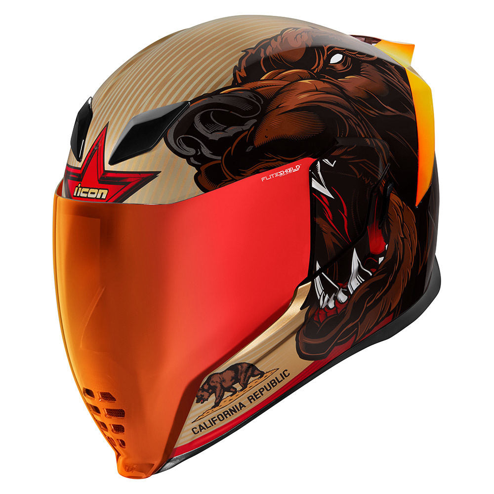 Casco ICON Airflite  Ursa Major Color Dorado