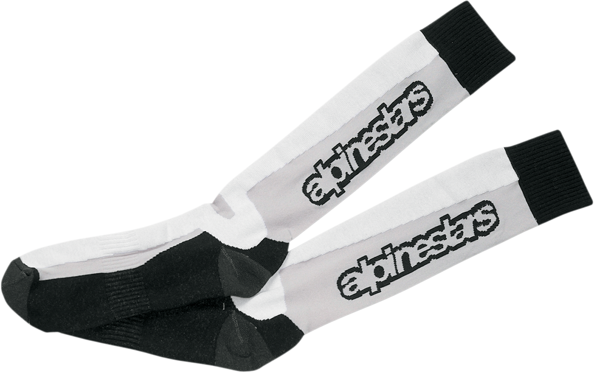 Calcetas Alpinestars Summer Touring - Blanco/Negro