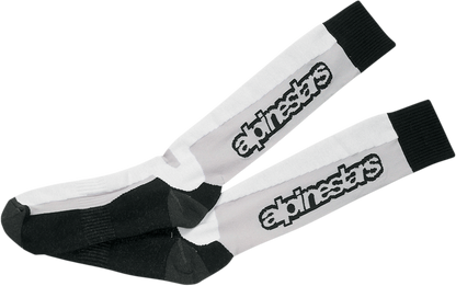 Calcetas Alpinestars Summer Touring - Blanco/Negro