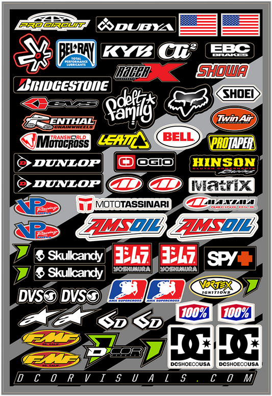 Decal Sheet - Misc. Logo