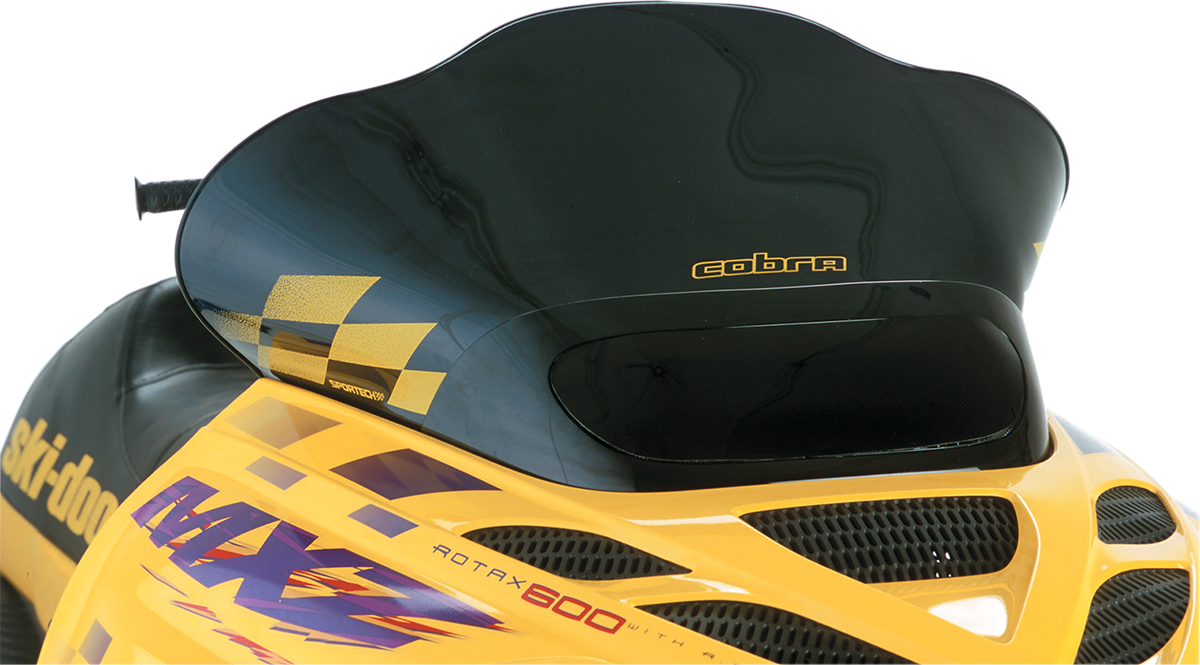 Windshield - 13.25" - Black - Ski Doo