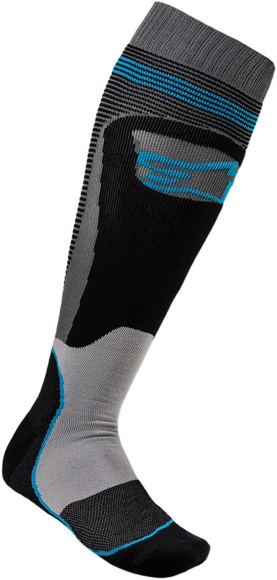 Calcetas Alpinestars MX Plus 1 - Negro/Azul