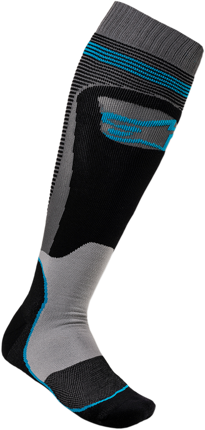 Calcetas Alpinestars MX Plus 1 - Negro/Azul