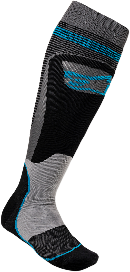 Calcetas Alpinestars MX Plus 1 - Negro/Azul