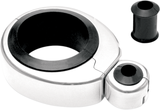 Cable Clamp - Single - 1-1/4" - 1-1/2" Mounting Diameter - Chrome