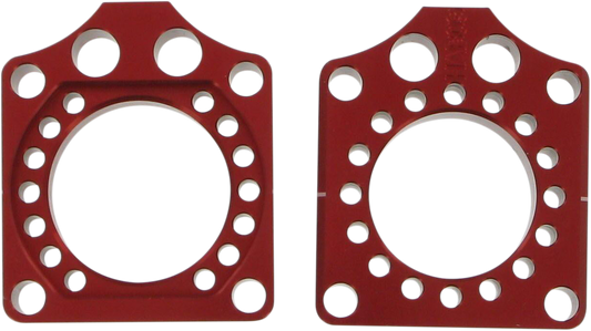 Axle Blocks - Honda CRF250R/CRF450R - Red