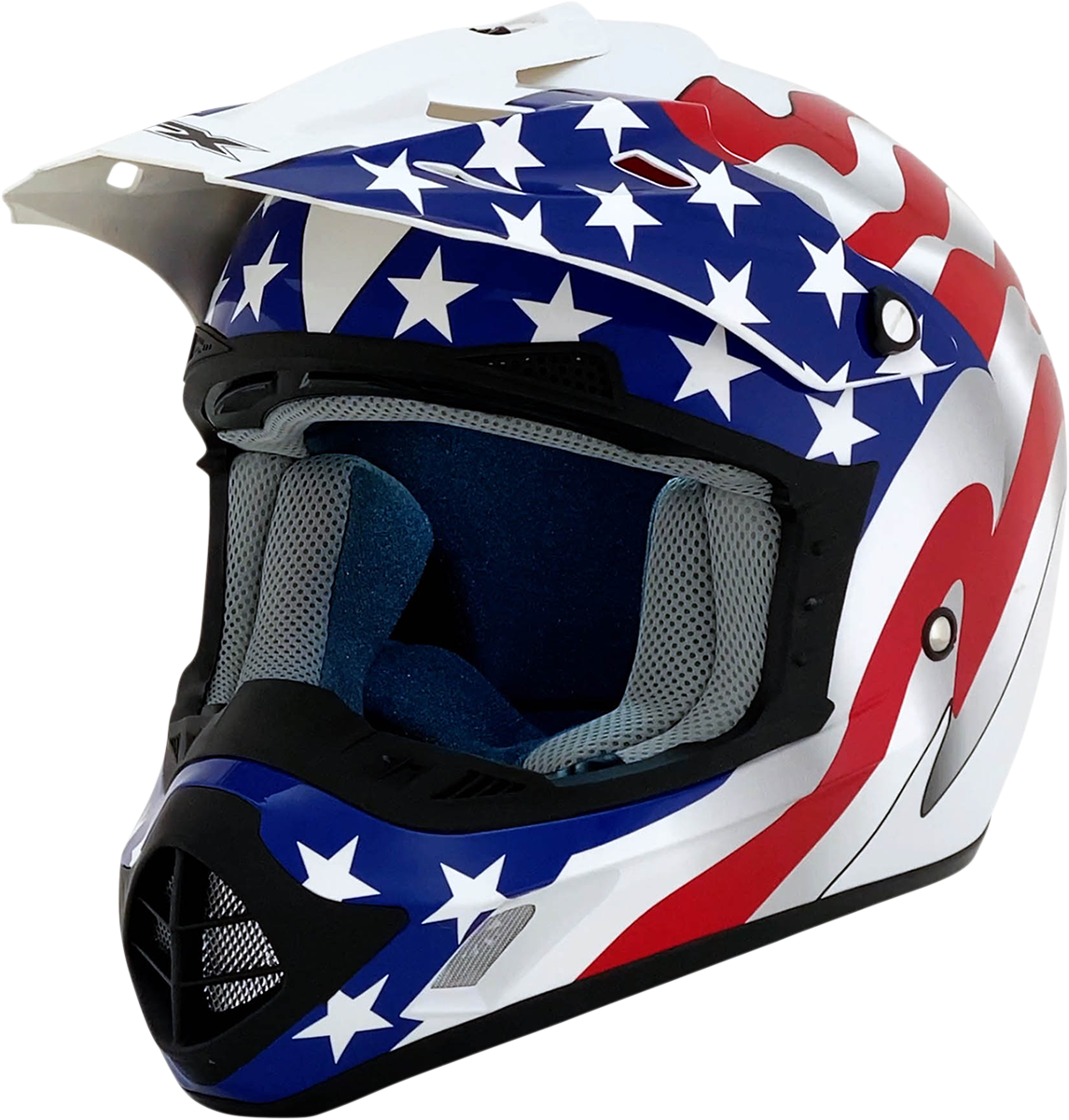 FX-17 Helmet - Flag - White - 3XL