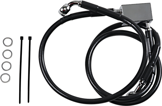 Línea de Freno Trasero de 33-1/2" - Negro