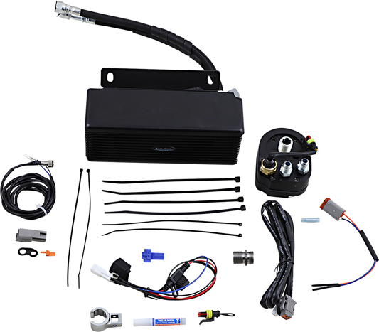 Below Regulator Mount Oil Cooler- Flat Black