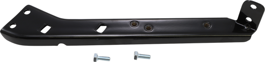 Left Saddlebag Rail Support Bracket - Black