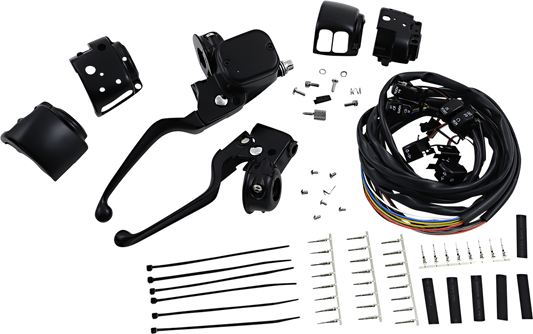 Handlebar Controls - 9/16" Master Cylinder - '96 - '11 - Black