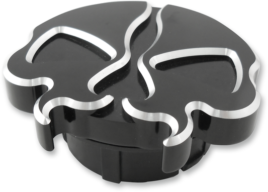 Dummy Split Skull Gas Cap - Black