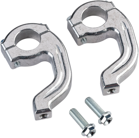 Handguard Clamp - Contour - Pro Taper - Silver