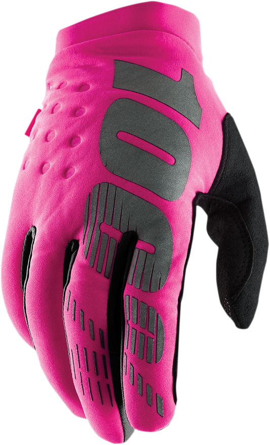 Women's Brisker Gloves - Black/Pink - Large