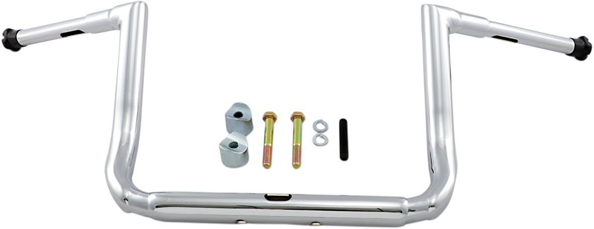 Chrome 12" Grande Twin Peaks Handlebar for FLHT