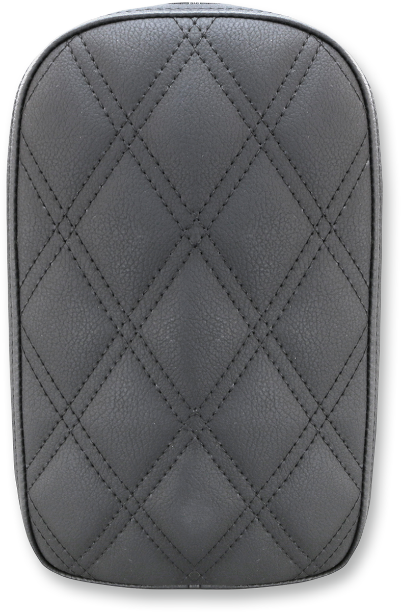 Lattice Stitched Pad - Black -  6"