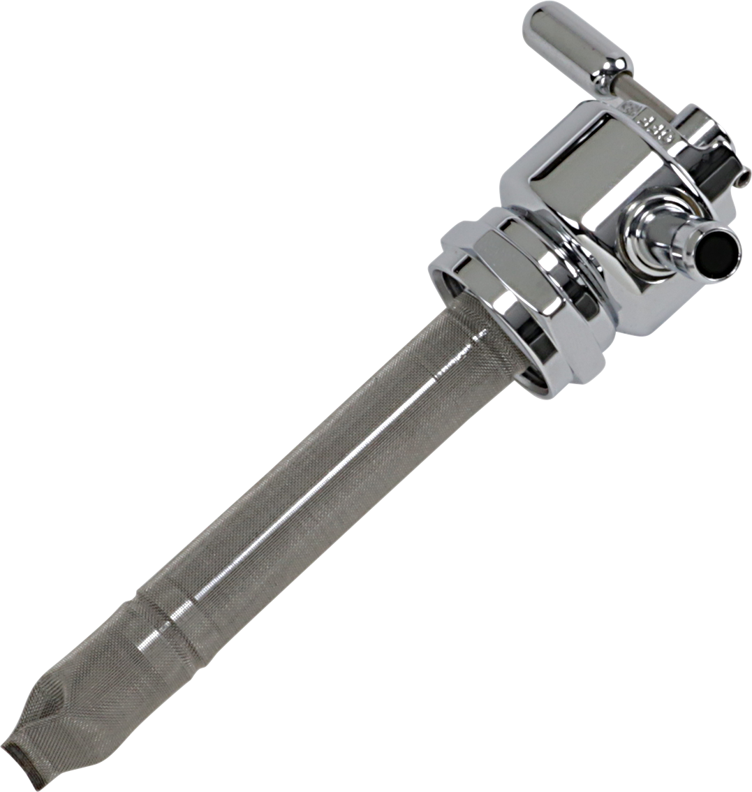 Fuel Valve - Chrome - 22mm - Round