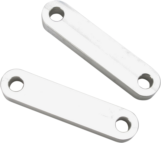 Hugger Front Fender Mounting Blocks - For 21" Wheels - Chrome