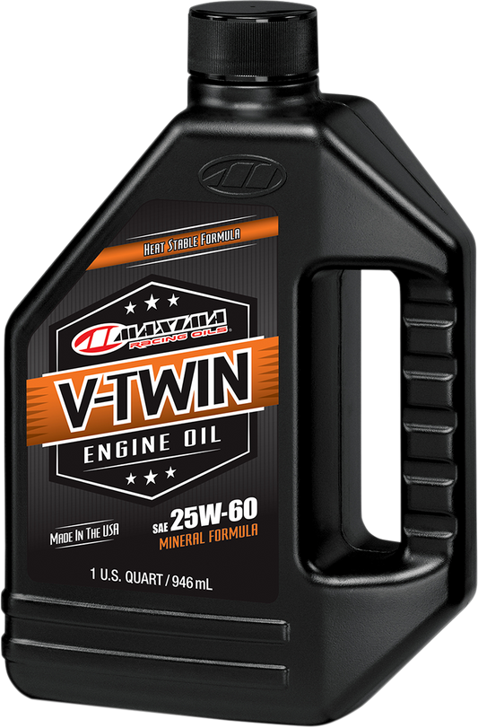 V-Twin Oil - 25W-60 - 1 U.S. quart