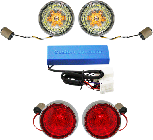 Full Bullet Turn Signal Conversion Kit  - Chrome
