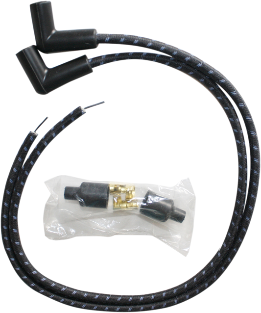 Spark Plug Wires - Black/Blue