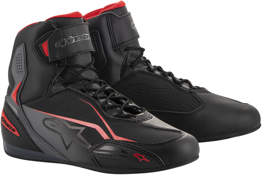 Faster-3 Shoes - Black/Gray/Red - US 7