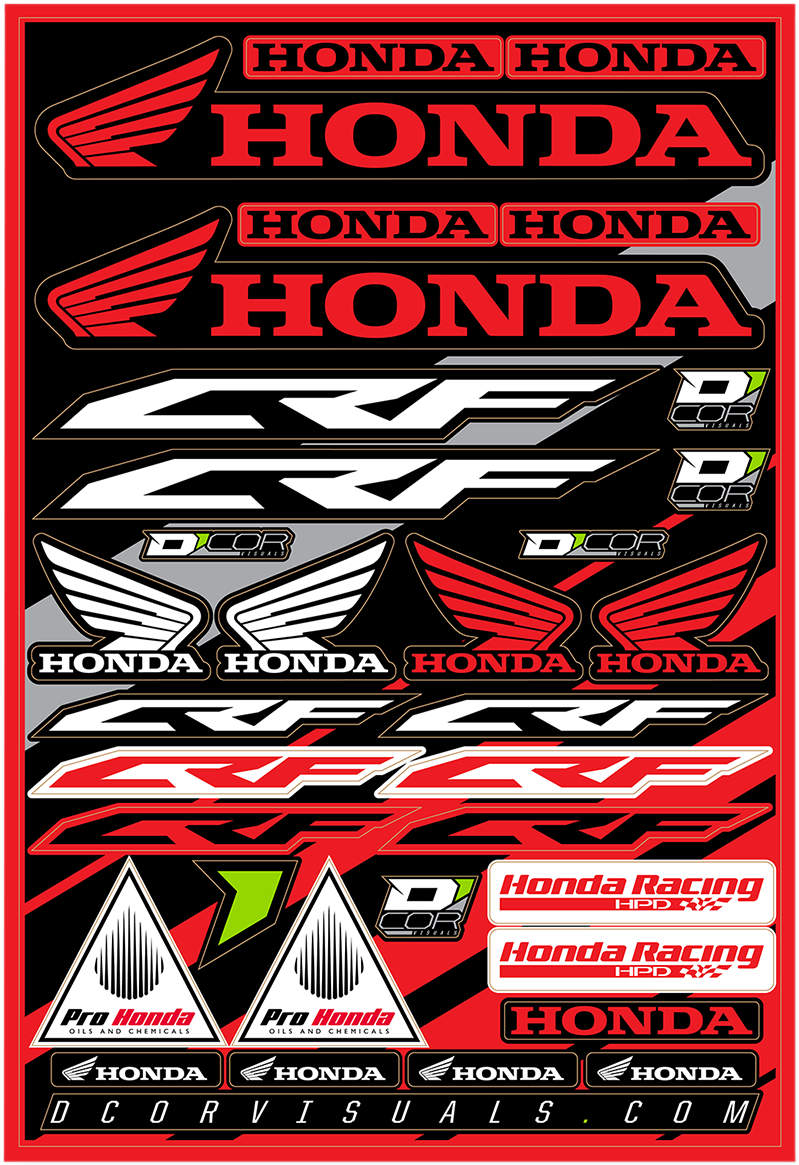 Decal Sheet - Honda