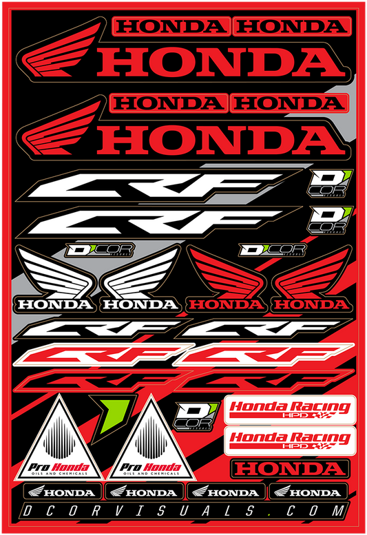 Decal Sheet - Honda
