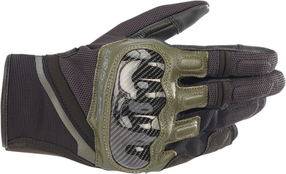 Chrome Gloves - Black/Green - Small