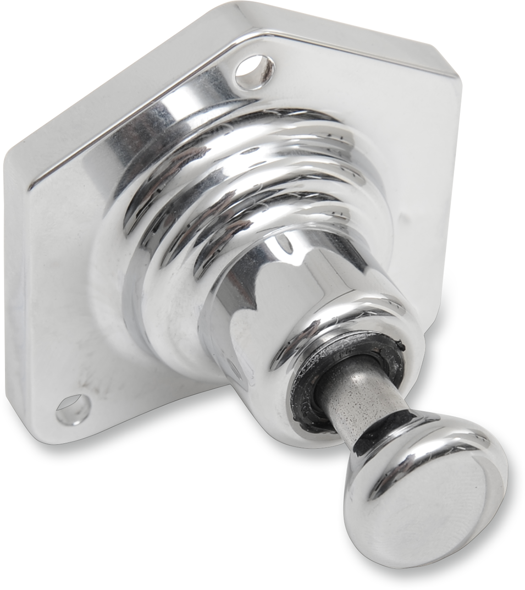 Solenoid End Cover - Starter Buttons - Chrome